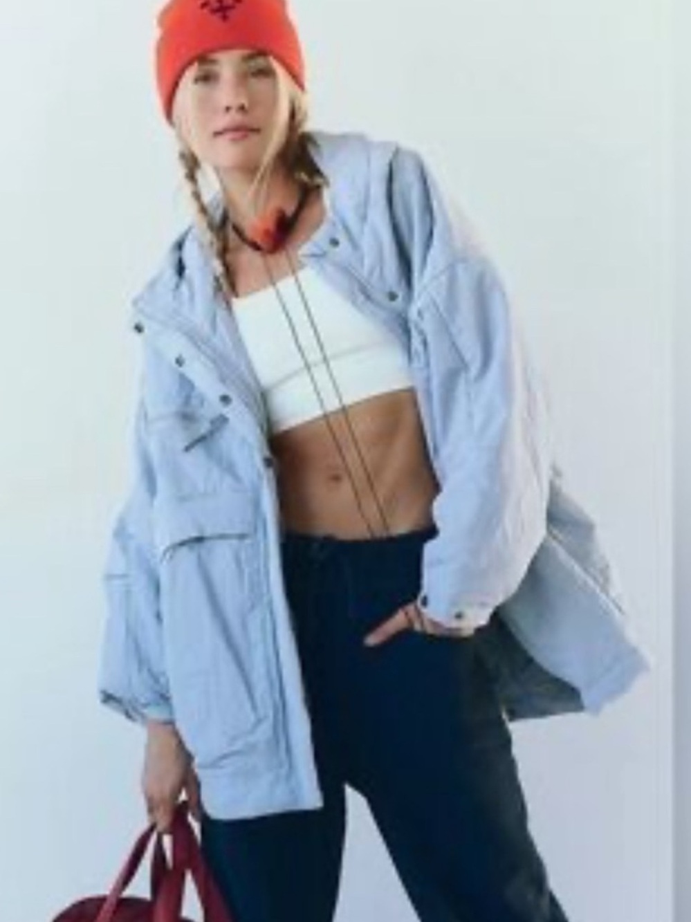 Free people Billie Boxy Lightweight
Insulated Jacket. NWT. Steel
